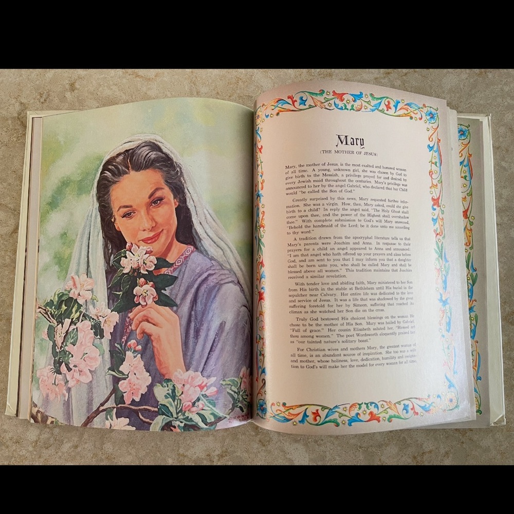 “Our Christian Heritage” Padded Hardback Book Circa 1967 Vintage Christian - Picture 5 of 10